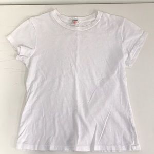 RE/DONE 1960s Slim Tee Small White